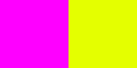 Neon Roze / Geel